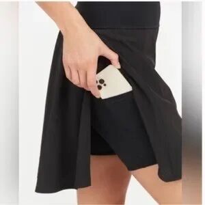 Spanx Black Get Moving Athletic Skirt Skort 2X